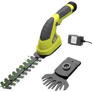 DEWINNER 2 in 1 Forbici/Tagliasiepe a batteria, 7.2 V Cesoie Elettriche, Larghezza di Taglio 100mm,per la coltivazione di arbusti, giardino, erba o prato