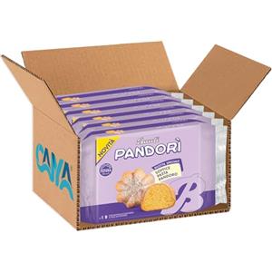 Generico 6X BauIi Pandorì Mini Pandorino al Miele con Zucchero a Velo 150g