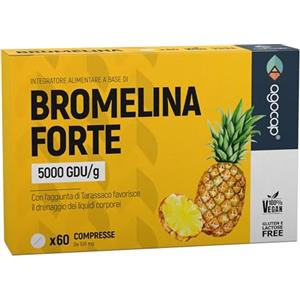 Agocap Bromelina 5000 GDU/g - Bromelina Forte Drenante. Drenante forte dimagrante, con Tarassaco e Bromelina Extra Forte Drenante. Rimedio Anticellulite. Ideale per smagliature, Ritenzione Idrica Gambe