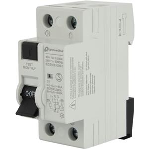 Electraline 87008 Interruttore Differenziale 40A, sensibilità 30mA, tipo AC