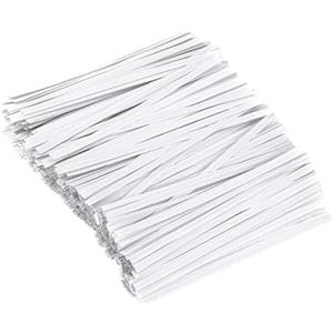 ULTECHNOVO 1000Pezzi Cravatte per Sacchetti Pane Resistente Cravatte Riutilizzabili per Snack Feste e Conservazione per Uso