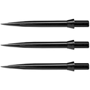 RED DRAGON Specialista Freccette Punti Trident Punti Nero Standard 32mm con Nero Tridents - 1 Set per Confezione