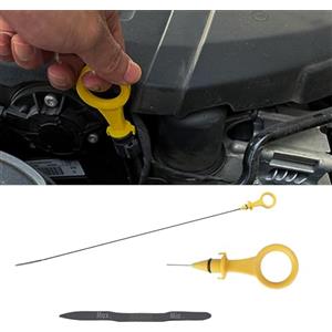 WINUERK Asta di Livello Dell'olio Motore, Livello Dell'olio del Fluido di Trasmissione Automatico Dipstick, Sostituzione Dell'astina Dell'olio Motore Dell'automobile per L'Audi Magotan