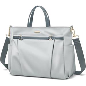 GOLF QUALITY Borsa a Tracolla per PC, Borsa Porta PC Messenger per Porta Laptop 15 Pollici, Custodia per PC Computer Portatile per Ufficio Università Lavoro Scuola,Grigio