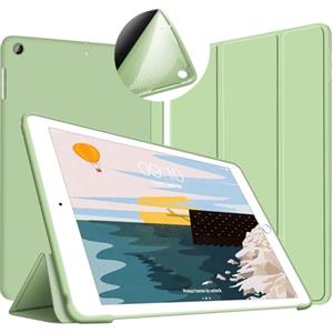 VAGHVEO Cover per Nuovo iPad 9.7 2018/2017, Custodia Sottile e Leggere [Auto Sonno/Sveglia] Smart Case Posteriore Soffice TPU per Apple iPad di 5/6 Generazione (A1893/A1954/A1822/A1823), Verde_02