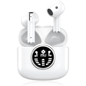 MULIN Cuffie Bluetooth, Auricolari Immersivi, 6 Ore di Autonomia, USB C, Wireless, Adatto per iOS Samsung Huawei Xiaomi OPPO Android