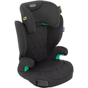 Graco Seggiolino Auto Affix Isofix 100-150 cm Regolabile con Portabevande per Bambini dai 3 ai 12 anni - Midnight