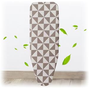 Generic Copriasse da Stiro,90x30cm 100x34cm 120x38cm Foderina da Stiro Cotone Copri ASSE da Stiro Casa Fodera da Stiro Imbottita per Ferri da Stiro A Vapore(Marrone,90x30cm)