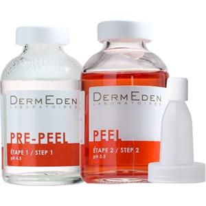 DERMEDEN Laboratori - Advanced Peel 2 x 30 ml - 2 fasi pre-peeling + peeling - Tratta l'iperpigmentazione, le rughe e le imperfezioni - 20% acido glicolico incapsulato - Produzione francese