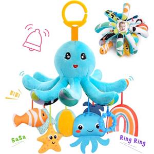 HappyKidsClub Giochi Neonato 0-18 Mesi, Sonaglio Neonato 3-6 Mesi Giochi Passeggino Neonati Regalo Bambino 1 Anno Palestrina Neonato Montessori