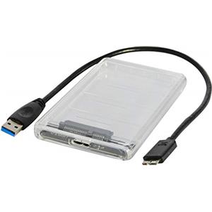 Pockety Velocità 2TB USB 3.0 a 2.5 pollici rigido esterno SSD HDD custodia trasparente