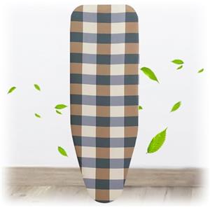 Generic Copriasse da Stiro,90x30cm 100x34cm 120x38cm Foderina da Stiro Cotone Copri ASSE da Stiro Casa Fodera da Stiro Imbottita per Ferri da Stiro A Vapore(Blu,120x38cm)