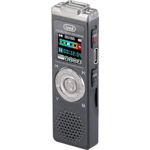 Trevi DR 437 SA2 Mini Registratore Vocale con Memoria Interna da 8GB, Registrazione Fino a 580h, Batteria Interna Ricaricabile al Litio