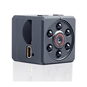 TETEOM Videocamere Sportive, MD18 Mini videocamera HD 1080P Visione notturna Rilevazione movimento Mini videocamera Azione portatile Sport DV Car DVR Dash Cam Micro videocamera per sport, vlog(No TF Card)