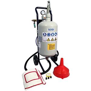 SOGI SP-5 Sabbiatrice professionale portatile per esterni restauri sverniciature multisuperficie