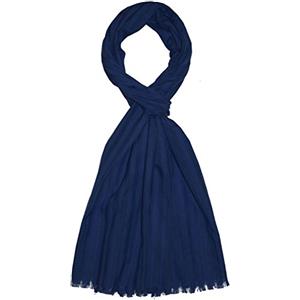 LORENZO CANA - Sciarpa - Basic - Uomo blu Blu navy scuro