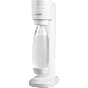 Sodastream Gasatore Gaia bianco ideale per realizzare acqua frizzante, include una bottiglia lavabile in lavasoviglie e un cilindro contenente Co2