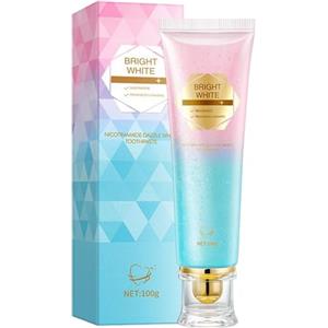 CNAFGBGG Dentifricio sbiancante di niacinamide da 1 pc, sbiancamento di denti da 100 g e dentifricio di respiro fresco con fragranza di menta.