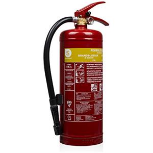 Smartwares FEX-15230 - Estintore a schiuma per luci A&B, adatto per uffici e casa, supporto incluso