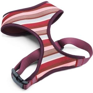 MORSO® Pettorina traspirante Air Mesh, per cani di taglia piccola, rosa e grigio, tg S