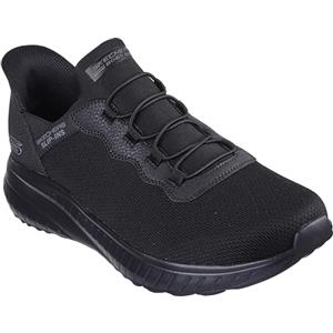 Skechers Bobs Squad Chaos-Daily Hype, Sneaker da uomo da infilare senza mani, Nero/nero, 42.5 EU