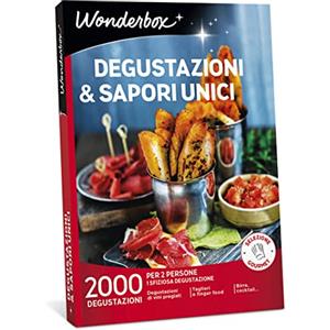 Wonderbox - Box Regalo - Degustazioni E Sapori Unici - In Cui Troverete Idee Regalo Donna, Idee Regalo Uomo, Idee Regalo Coppia Per Tutti I Gusti.
