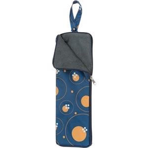 QUARKZMAN Borsa Porta Ombrelli Pieghevole Impermeabile, Blu, 32 x 12,5 cm