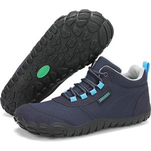 SAGUARO Barefoot Shoes Uomo Scarpe Barefoot Donna Scarpe Minimaliste Scarpette a Piedi Nudi Antiscivolo Scarpe Trail Running Traspiranti Scarpe Dita Nero,EU Gr.45