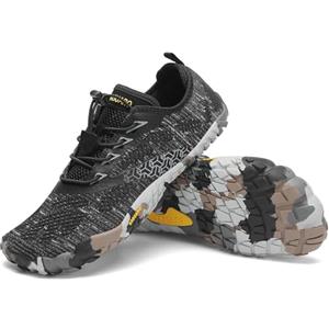 SAGUARO Donna Scarpe da Barefoot Leggere Traspirante Scarpe da Trail Running Scarpe Minimaliste per Fitness Trekking Outdoor e Indoor Rosa 40 EU