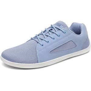 SAGUARO Scarpe Barefoot Knit Luck Ⅰ - Scarpe Minimaliste Donna Uomo Casual Scarpette a Piedi Nudi Antiscivolo Scarpe Trail Running per Camminata con Wide Tox Box Bianco,GR.44
