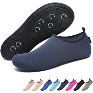 SAGUARO Scarpe da Scoglio Donna Uomo Scarpette Scoglio Scarpette Mare Scogli Antiscivolo Scarpe Mare Scoglio per Spiaggia Acqua Immersione Rombi Blu Notte Gr.42/43