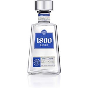 Jose Cuervo 1800 Silver 70 cl - Tequila premium 100% Blue Agave. Sapore bilanciato con note fruttate e pepate. 38% vol.