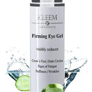KLEEM ORGANICS Crema Contorno Occhi Antirughe con Acido Ialuronico, Caffeina e Aloe Vera - Idratante Antiocchiaie e Antiborse - Riduce Rughe e Linee Sottili - Formula Naturale e Testata Dermatologicamente in Italia