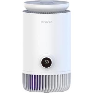 AIRAPEX 2 in 1 Purificatore d'aria e umidificatore evaporativo combinato per la camera da letto, H13 vero filtro HEPA, umidificatore d'aria fresca senza nebbia evaporativa WIFI Connect