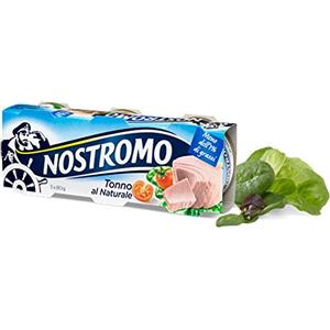 Nostromo TONNO IN SCATOLA NOSTROMO AL NATURALE 4 CONFEZIONI DA 3 SCATOLE DA 80 GR