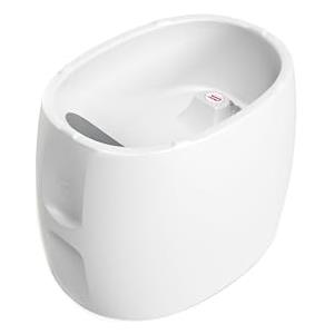 OKBABY Unica - Vasca da Bagno 0-4 Anni con Doppio Utilizzo, Termometro Incorporato e Supporto Ergonomico - Vasca e Mini-Piscina per Bambini - Bianco