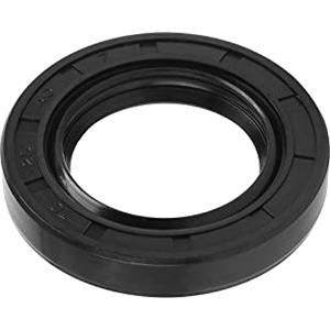 QUARKZMAN 25 x 40 x 7mm TC Olio Sigillo x 1pz Gomma Doppio Labbro per Moto Alberi Motore e Pompe Idrauliche, [Nero]