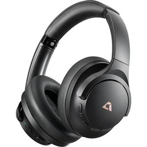 1Mii Y8 Cuffie Bluetooth Wireless con Riduzione Attiva del Rumore Ibrida, Audio Hi-Res LDAC, Over-Ear, Basse Profonde, 75 Ore di Autonomia, Comfortevoli e Pieghevoli - Nero