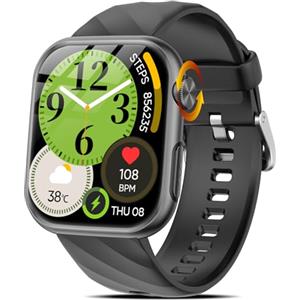 Marsyu 2025 ECG Orologio Intelligente Uomo con ????li????????????????????/Acido Urico/HRV/Pressione Sanguigna/Sonno/BMI/Temperatura Corporea/Emozioni/Fatica,1,97