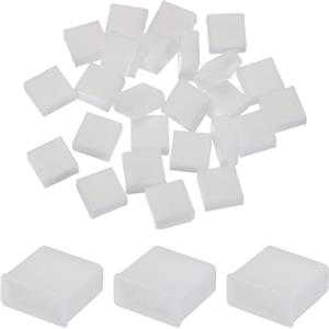 QUARKZMAN 25pz USB Tipo A Porta Tappi Coperture Cappucci Silicone Anti Polvere Protettore per USB Maschio Terminale, Bianco
