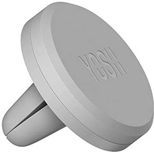 YOSH Porta Cellulare Auto Magnetico, Universale Supporto Telefono, Calamita per Cellulare Auto con piastra in metallo Compatibile con iPhone 16 15 14 Pro Max XR X 8 Samsung Galaxy-Grigio