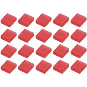 QUARKZMAN Copertura Protettiva per Porta USB 20pz Porta USB 2.0 Copertura del Cappuccio Antipolvere in Silicone per Cavo Dati USB Maschio USB, Rosso