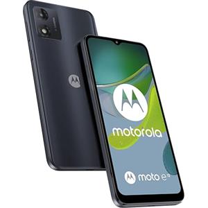 Motorola e13 Smartphone batteria 5000 mAH, Dolby Atmos Stereo Speakers, 13MP, 128 GB, Nero (Black)
