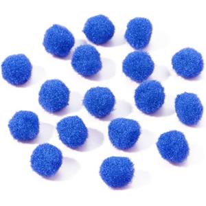Duories 1000 mini pompon colorati per il fai da te,10 mm,soffici,palline di peluche,piccole palline di feltro per compleanno,matrimonio,artigianato,Natale,decorazioni fai da te,colore blu cielo