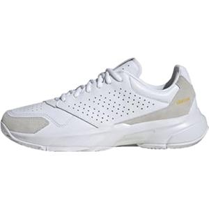 Adidas Unisex - Adulto CourtJam Control 3 Premium Tennis Shoes, Cloud White/Cloud White/Cloud White, 46 EU