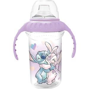 TATAWAY Bicchiere da Viaggio 330 ml Stitch - Coperchio Antigoccia, Portatile e Adatto per Bevande Calde o Fredde