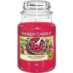 Yankee Candle Candela profumata in giara grande | Lampone rosso | Durata Fino a 150 Ore | Regali perfetti per la festa della mamma per le donne
