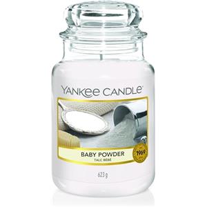Yankee Candle Candela profumata in giara grande | Talco per bambini | Durata Fino a 150 Ore | Regali perfetti per la festa della mamma per le donne