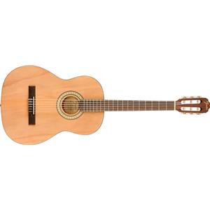 Fender FA-25N Alternative Series Chitarra Acustica Classica, Chitarra per Principianti, con garanzia di 2 anni, Naturale