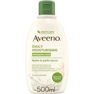 Aveeno Bagnodoccia Idratante 500ml - Detersione Delicata con Avena Colloidale per Pelli Normali e Secche